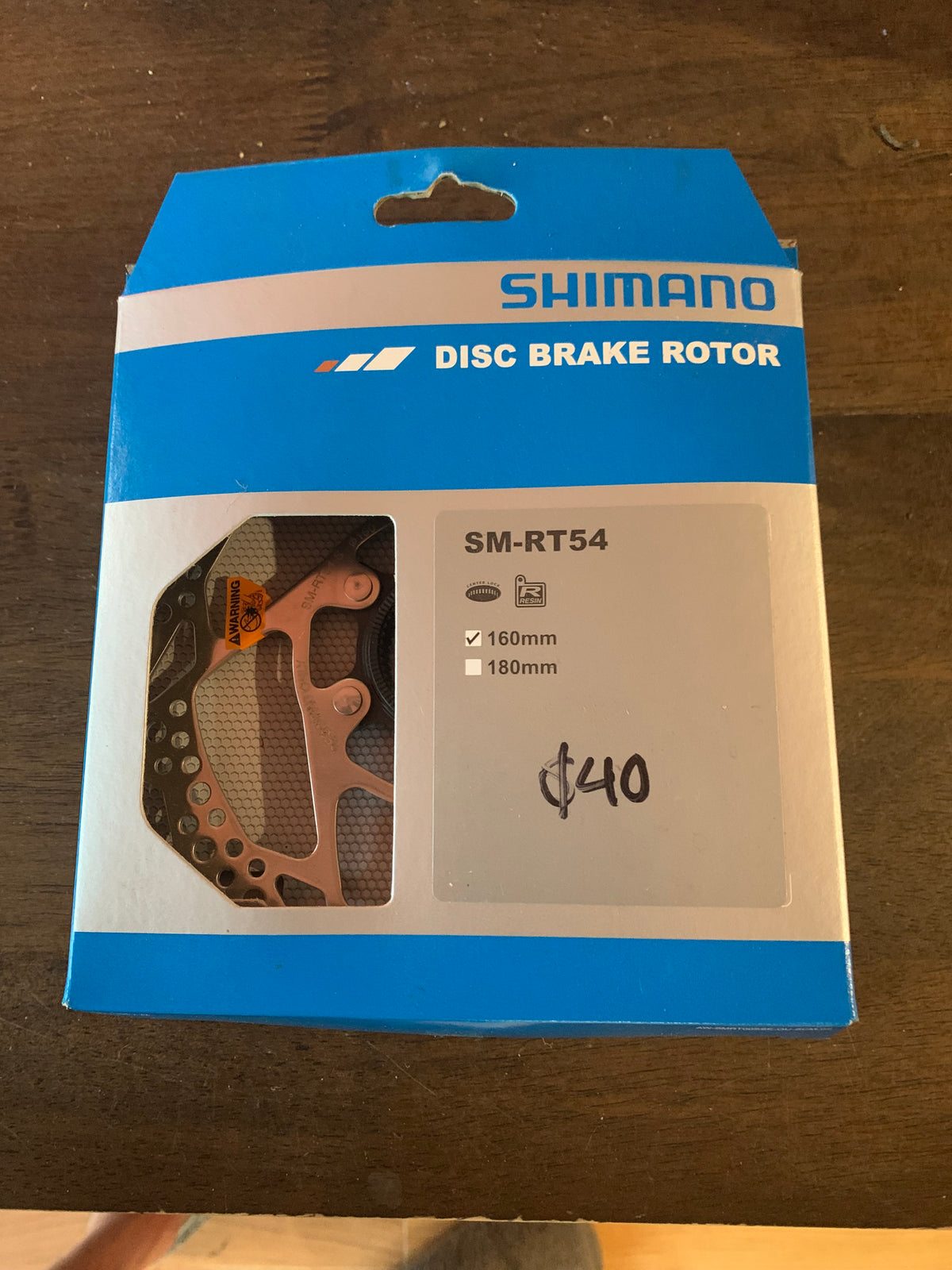 Shimano RT-54 centrelock disc brake rotor 160mm
