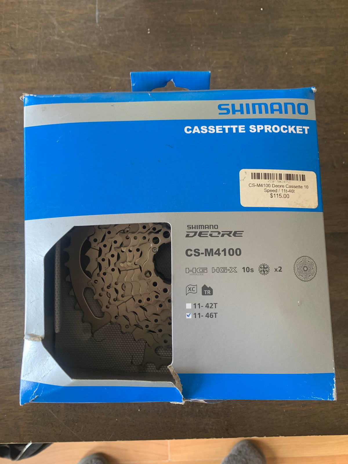 Shimano cassette CS-M4100 Deore 10 speed 11-46