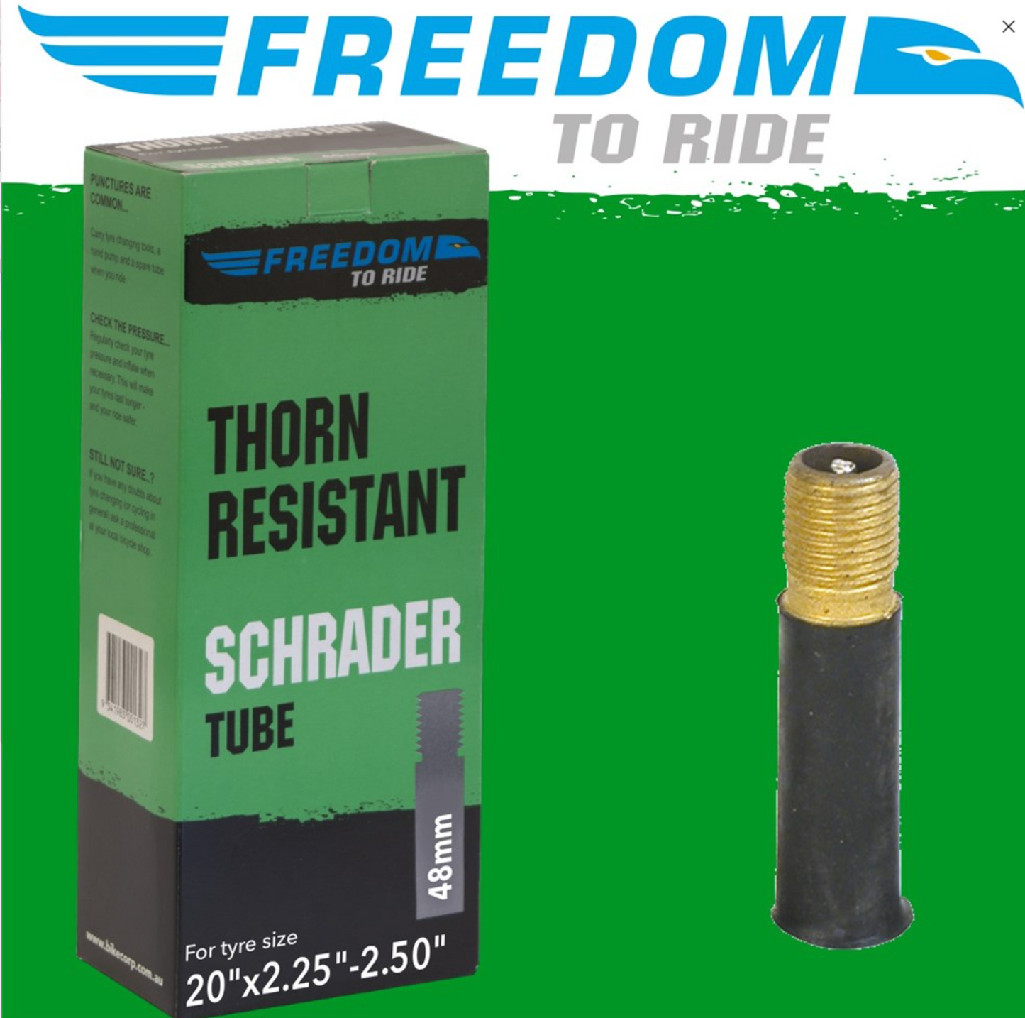 Tube - Thorn Resistant Schrader 20"x2.25"-2.50" (20) 48mm