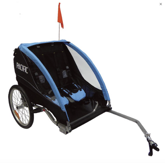 Deluxe 2 In 1 Trailer/Stroller - 2 Child