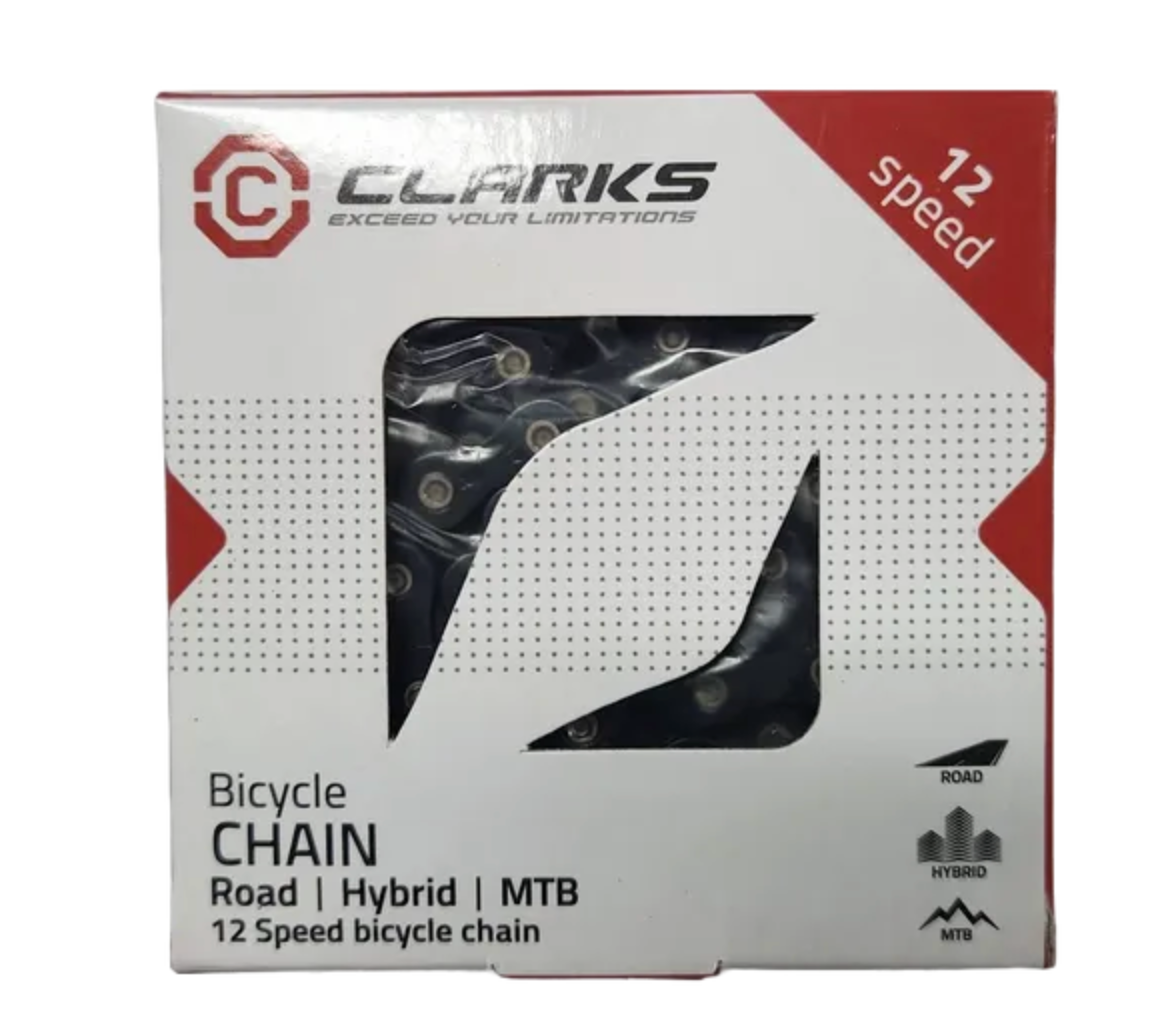 CHAIN - 12 Speed - CLARKS - 136L - MIDNIGHT - E-Bike - w/Connect Link