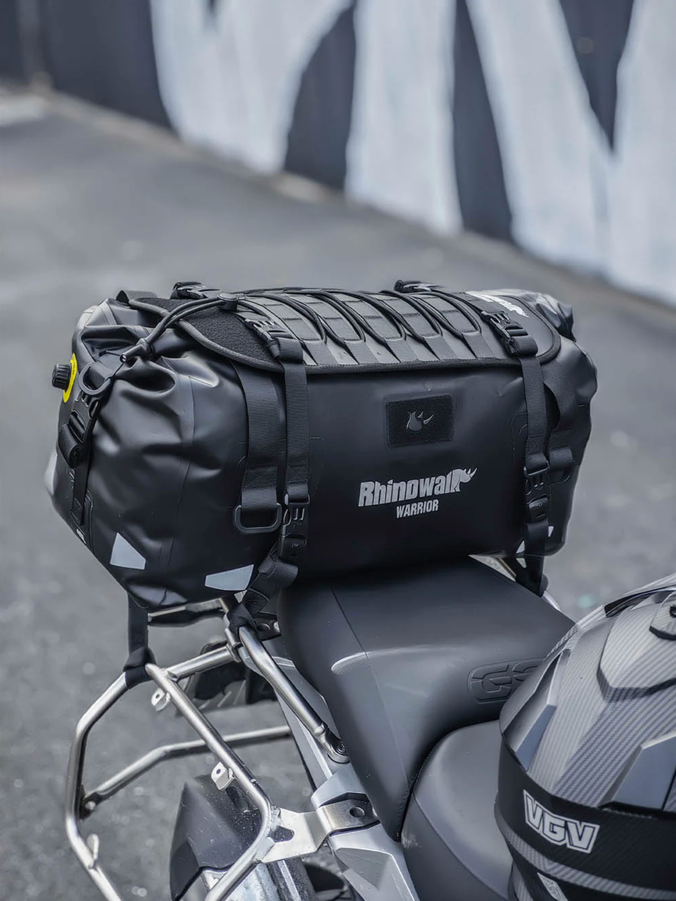 Rhinowalk Warrior Waterproof Motorcycle Tail Duffel Bag