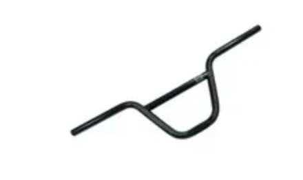 HANDLEBAR 22.2mm, 68cm Wide, 200mm Rise, BMX, Steel BLACK