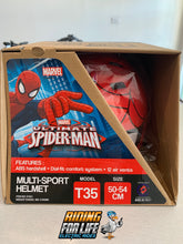 Load image into Gallery viewer, Licensed - Spiderman Helmet 50-54cm Adjustable
