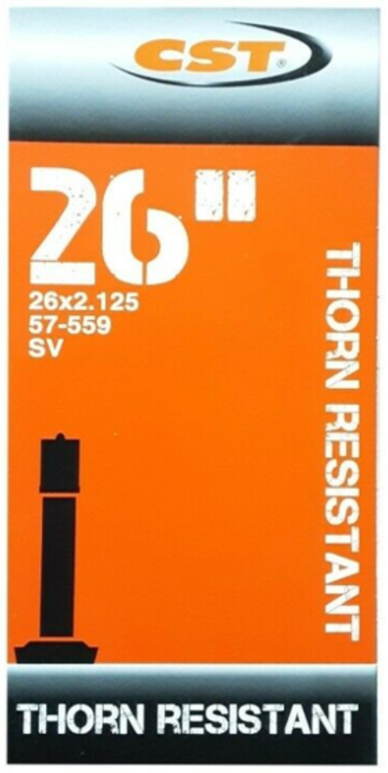 CST - Thorn Resistant Bicycle Tube - 26 x 1.9/2.125 - SV 48mm