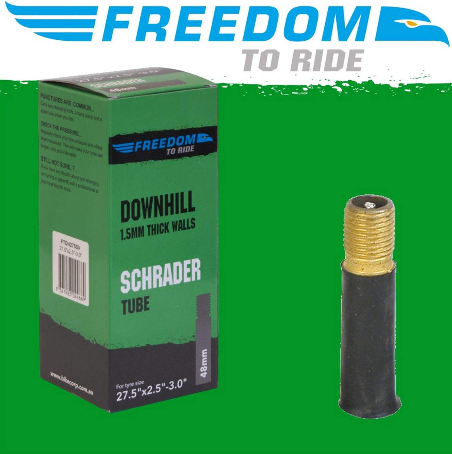 Tube - Downhill Schrader 27.5"x2.50"-3.0" 48mm
