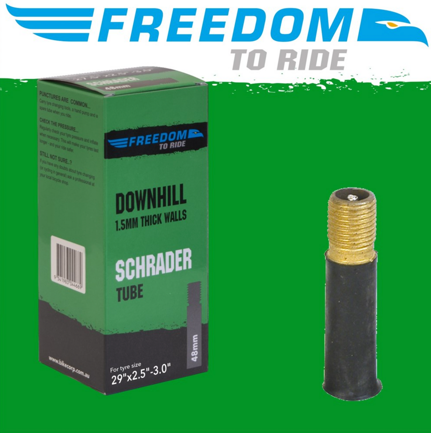 Tube - Downhill Schrader 29"x2.50"-3.0" 48mm