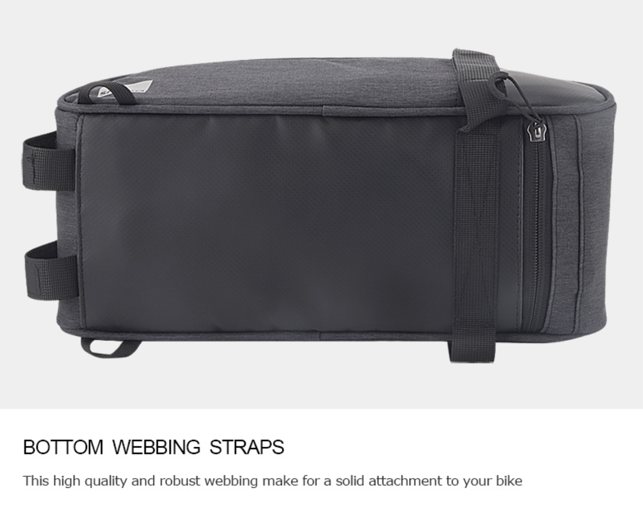 SAHOO Top Pannier Rack Bike Trunk Bag-7L with Universal fit straps