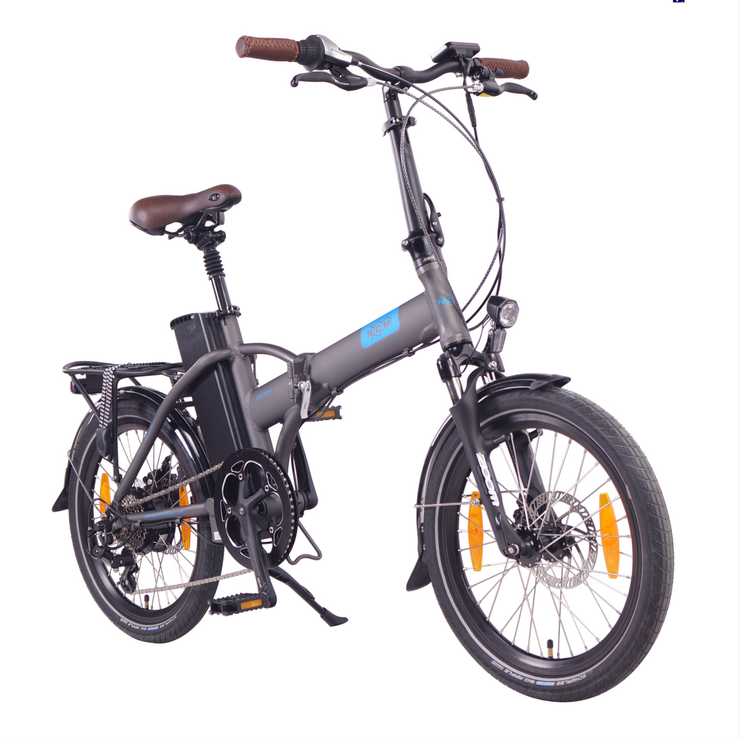 NCM London Folding E-Bike, 250W, 36V 15Ah 540Wh Battery, Size 20"