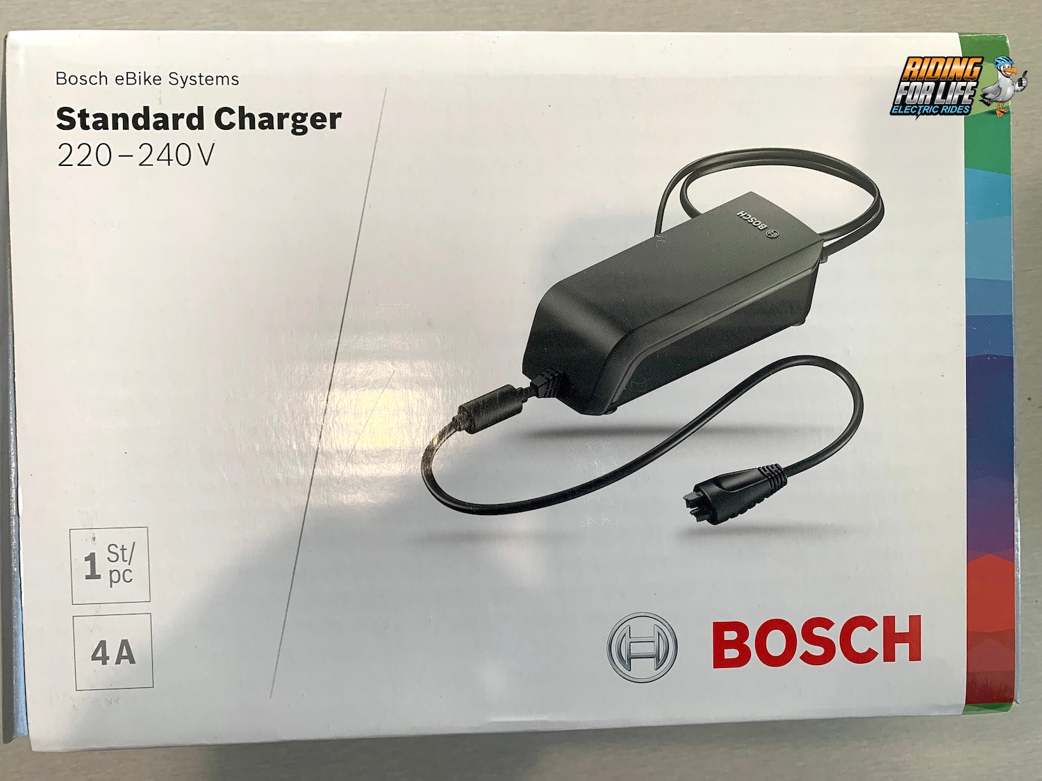 bosch e-bike ladegerät 4a Bosch standard charger 4A charger (220-240V) – Riding For Life