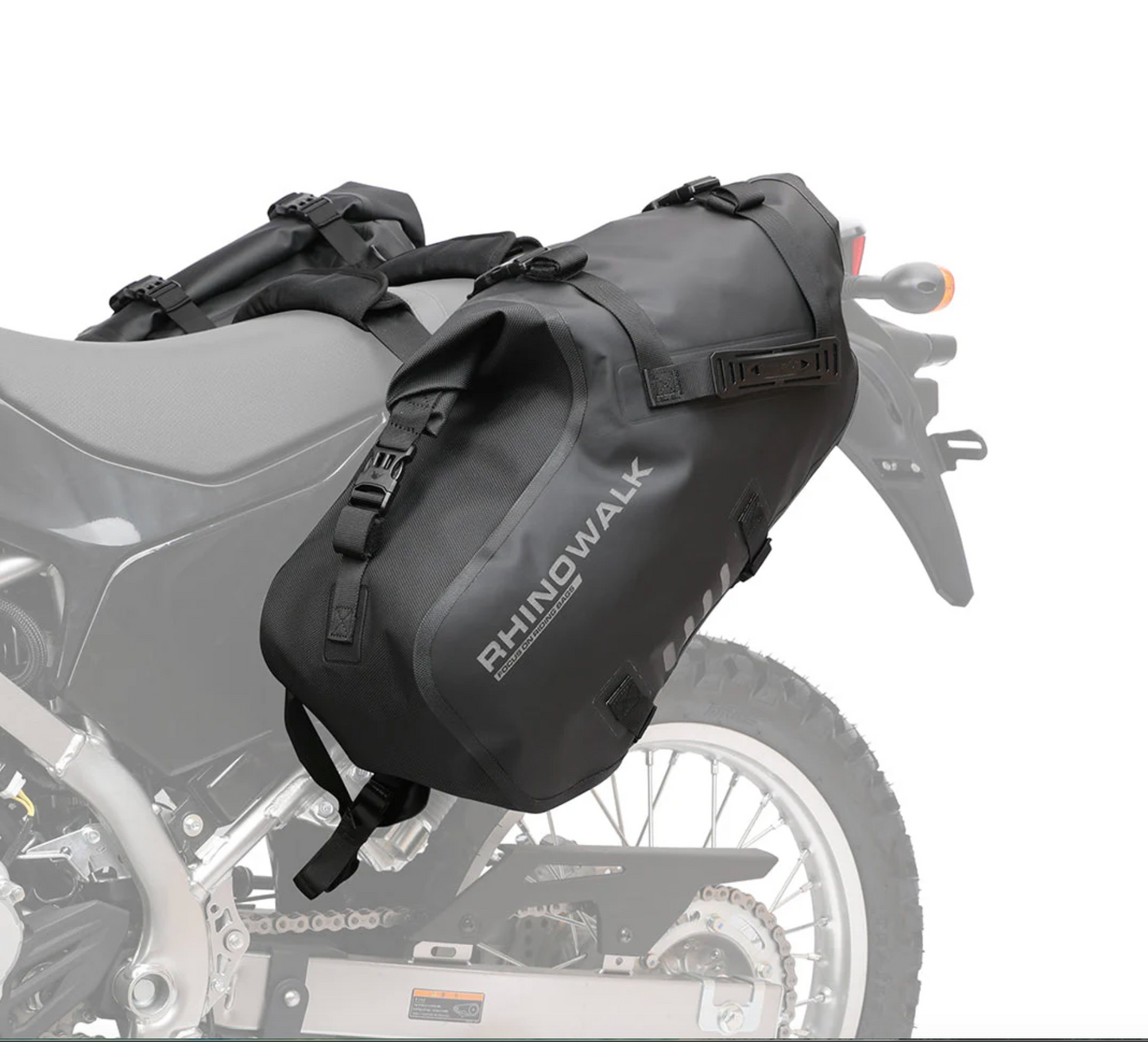 Rhinowalk Waterproof Motorcycle Pannier Side Bag 18/28/48L - Pair/Rackless