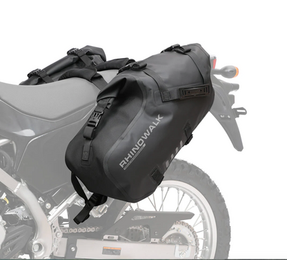Rhinowalk Waterproof Motorcycle Pannier Side Bag 18/28/48L - Pair/Rackless