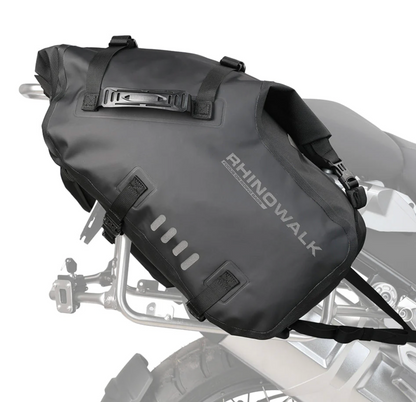 Rhinowalk Waterproof Motorcycle Pannier Side Bag 18/28/48L - Pair/Rackless