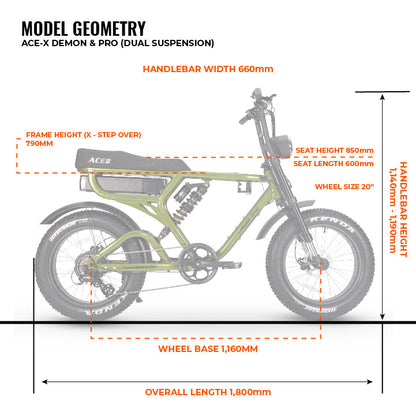 Ampd Bros ACE-X Demon Dual Motor Electric Bike