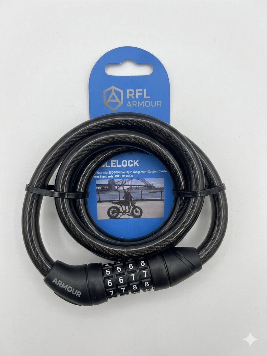 RFL Armour Combination Cable Lock