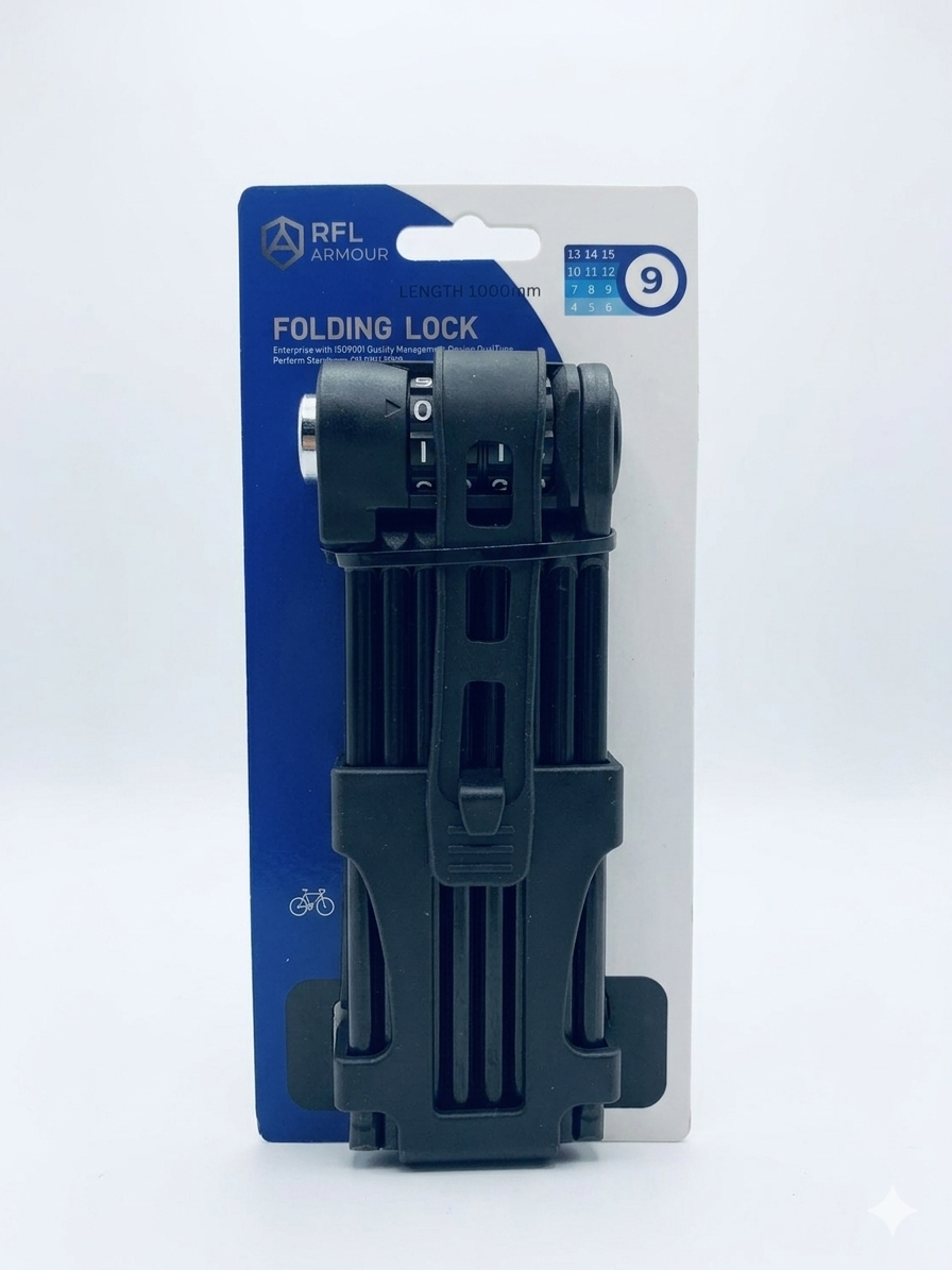 RFL Armour Heavy Duty Combination Folding Lock