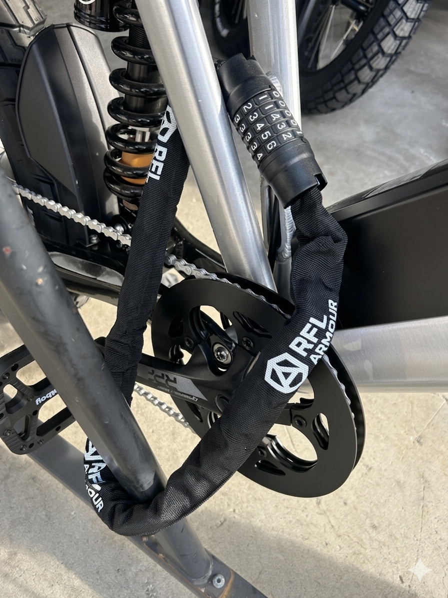 RFL Armour Heavy Duty Combination Chain Lock