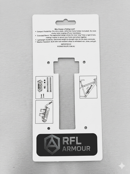 RFL Armour Heavy Duty Combination Folding Lock