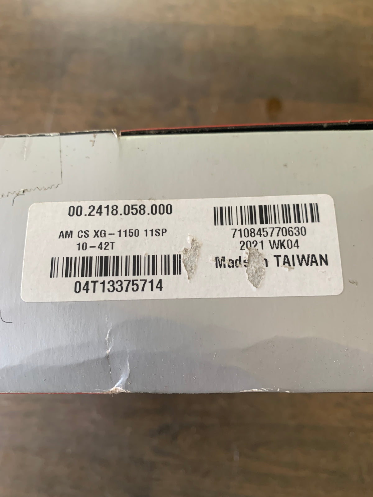 SRAM GX XG1150 10-42T 11 Speed Cassette - XD drive
