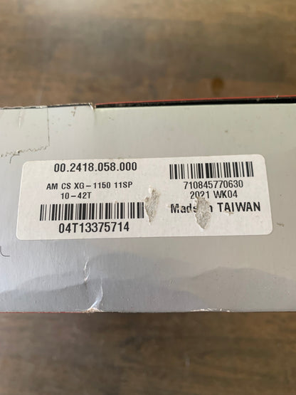 SRAM GX XG1150 10-42T 11 Speed Cassette - XD drive