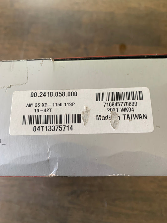 SRAM GX XG1150 10-42T 11 Speed Cassette - XD drive