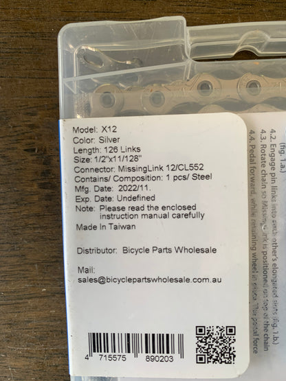 KMC 12 speed chains