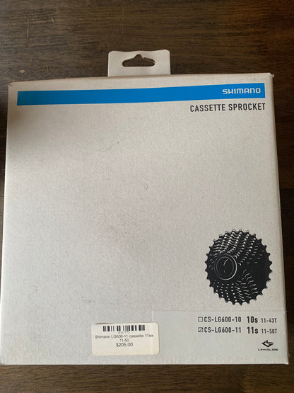 Shimano LG400 cassette