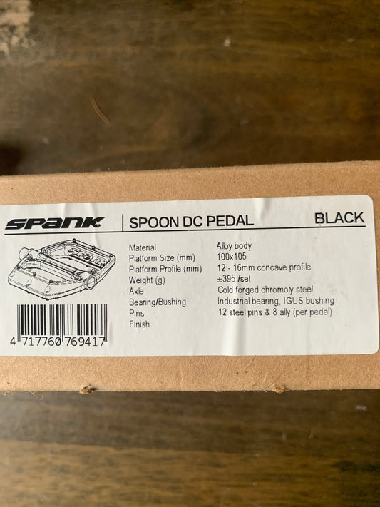 Spank Spoon DC Pedals - Black