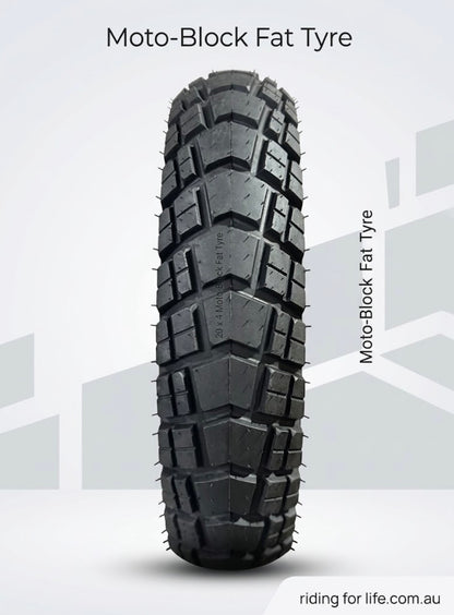 20x4.0" Moto-Block Fat Tyre | Heavy-Duty All-Terrain E-Bike Tyre