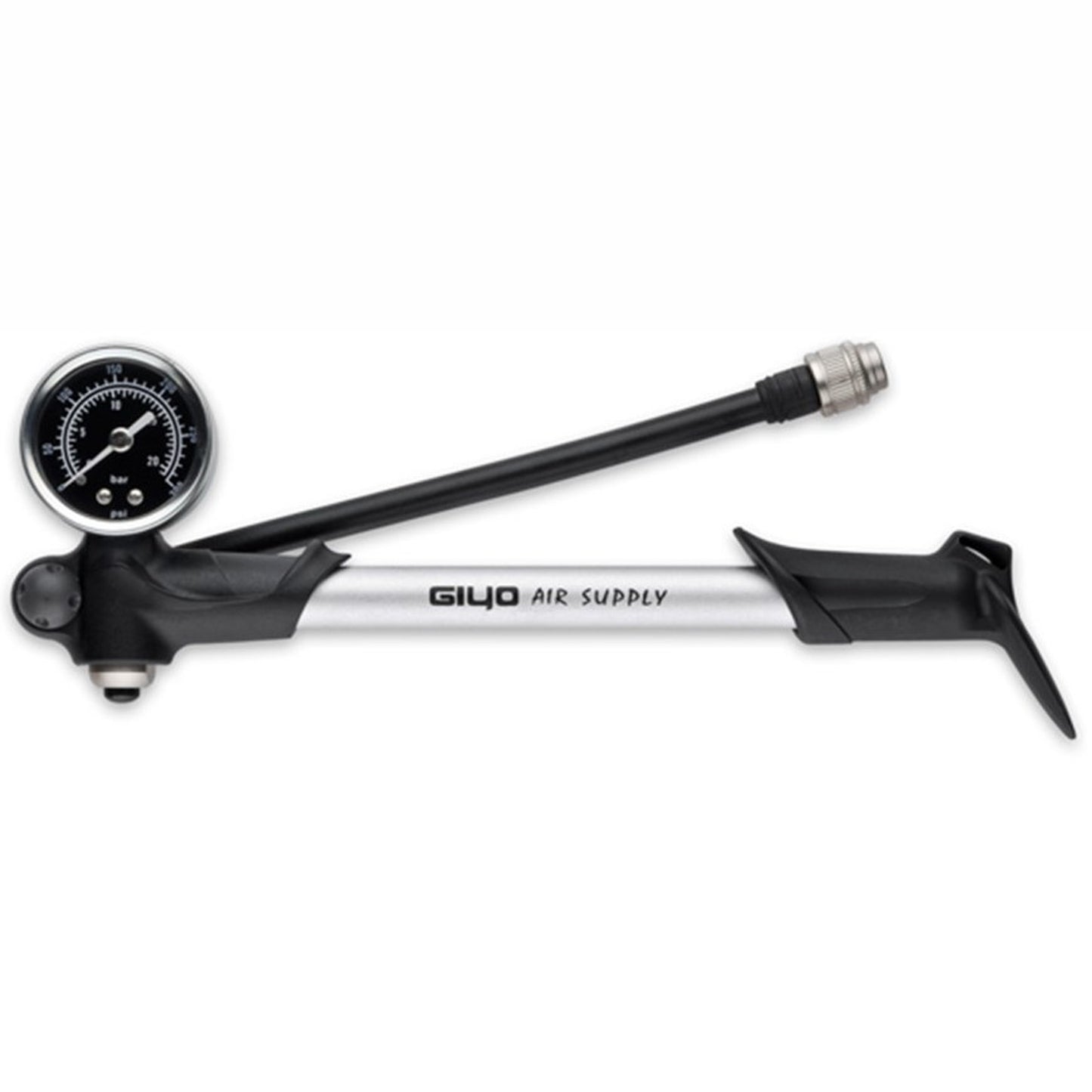 QBP Shock Pump 300 psi - Alloy With Plastic Head And Gauge - Bleeder
