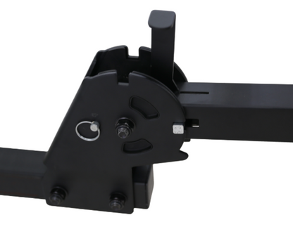 STOWAWAY Car Rack E-Bike Carrier - Hitch Mount, 2 Bikes, Push/Tilt Design, Max 65kg, fits up to 4 inch tyres