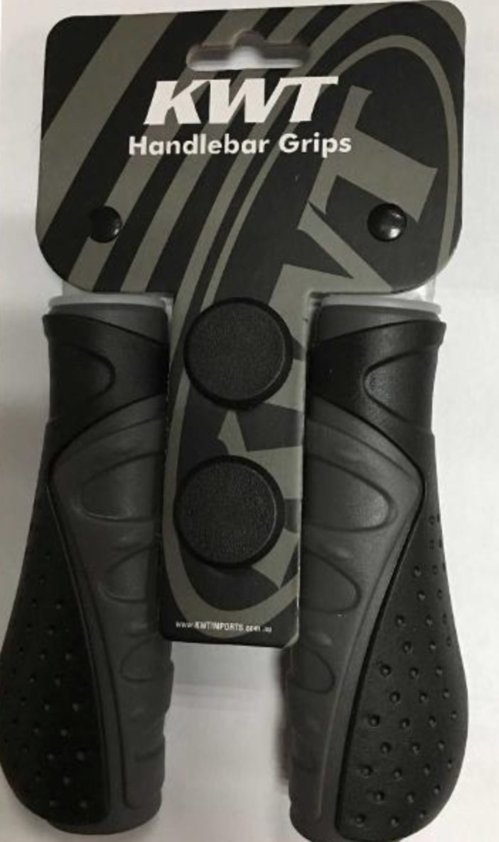 Bicycle Ergonomic Comfort Grips - 135mm - Dual Tone.