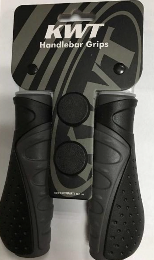 Bicycle Ergonomic Comfort Grips - 135mm - Dual Tone.