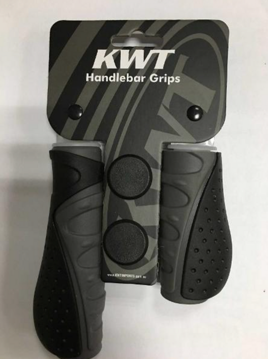 Bicycle Ergonomic Comfort Grips - 135mm & 92mm - Dual Tone.
