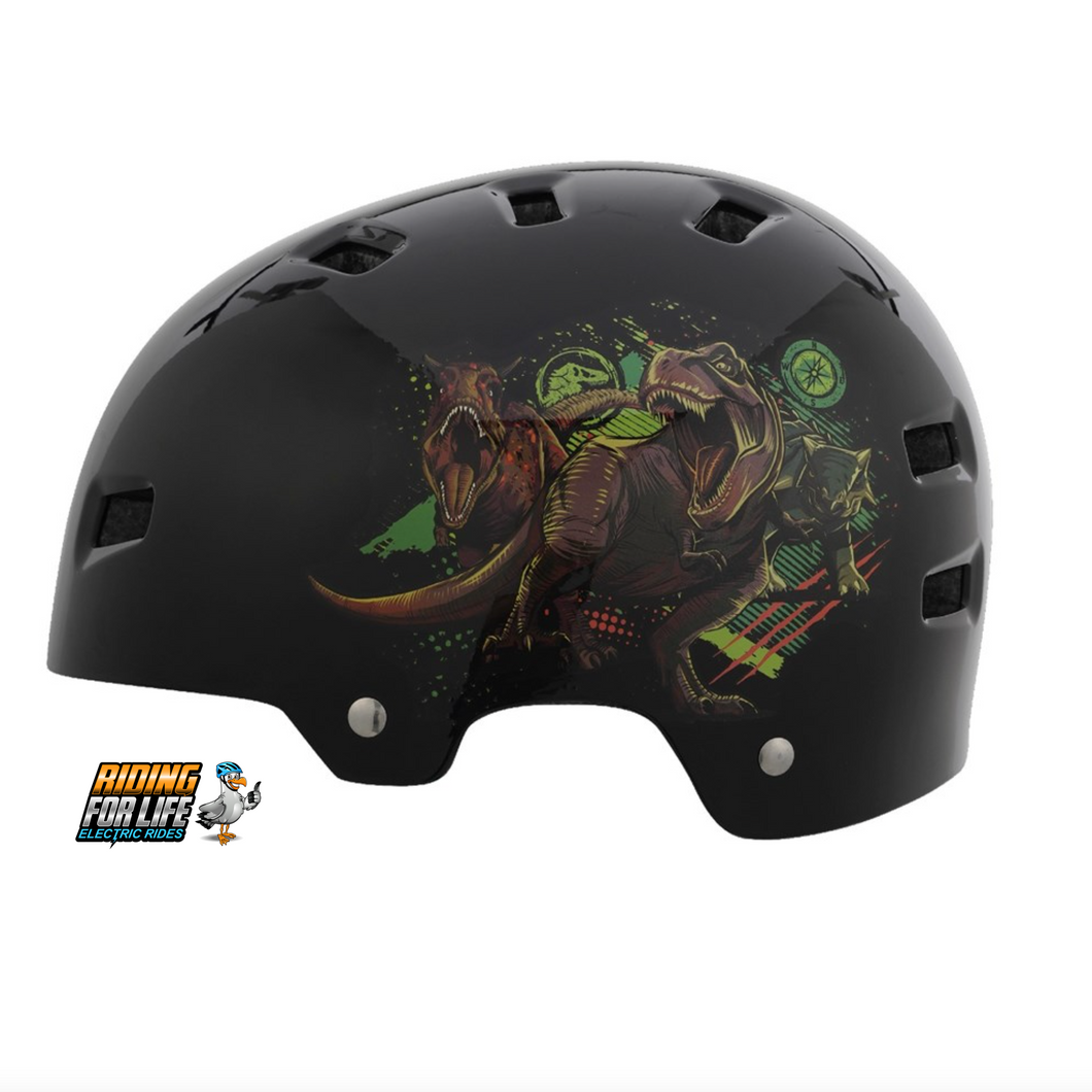 Licensed Jurassic Park Helmet 5054cm Adjustable Riding For Life