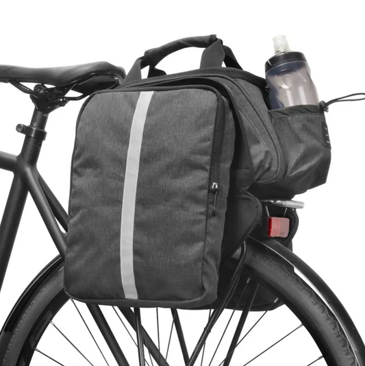 SAHOO TOP PANNIER RACK BIKE TRUNK BAG - EXPANDABLE 8L