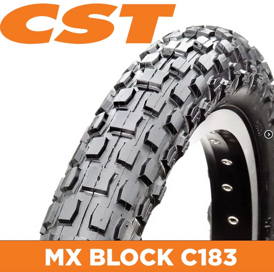 CST TYRE LARGE SQUARE KNOBBLY C183C - 20 X 2.125