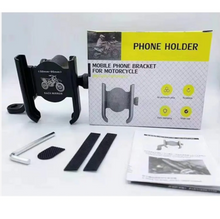 Load image into Gallery viewer, Bicycle/Motorcycle Phone Holder Mount Aluminum Alloy - Handlebar mount
