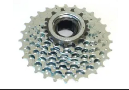 FREEWHEEL / SCREW ON CLUSTER - 7 Speed, 13-28T, Sunrace