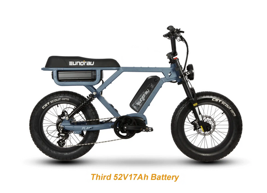 EUNORAU FLASH SECOND 52V21AH BATTERY AND THIRD 52V17AH BATTERY
