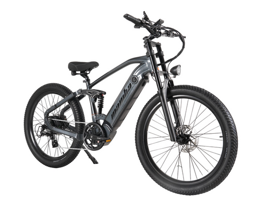 Mamba Explorer 26*3.0 Fat Tyre Full Suspension Electric MTB 48V 17Ah eBike
