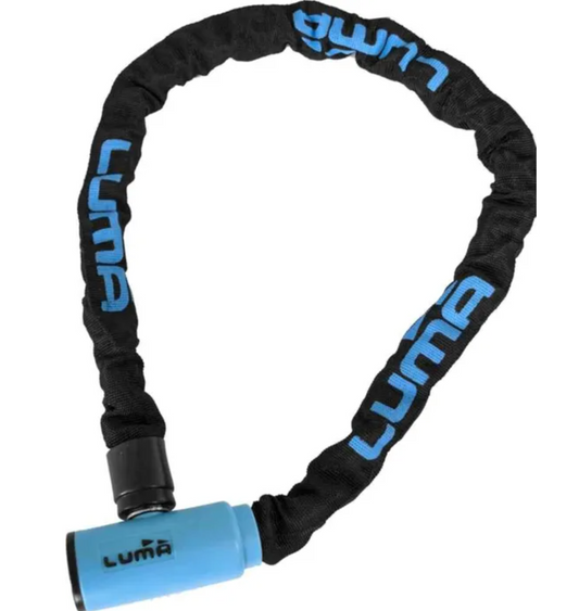 Bicycle Lock , Key lock Chain w/cover, 8mm x 1500mm LUMA