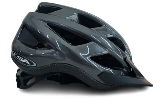 CHASER HELMET - GLOSS GREY, Australia Standards Approved -- MEDIUM / LARGE (58-62cm)