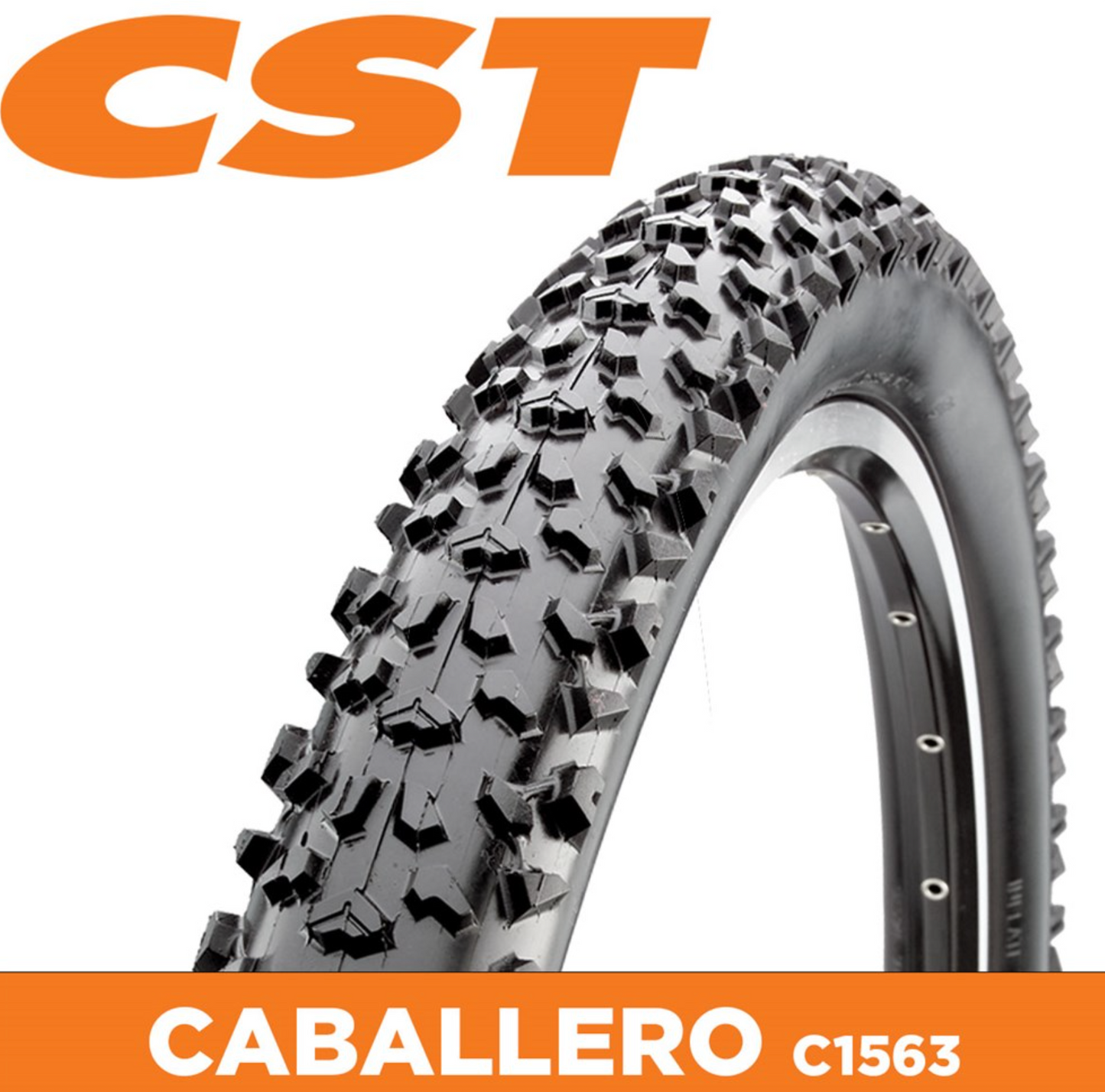 CST Tyre 1563 Caballero 26 x 2.25 - 27 TPI - Black