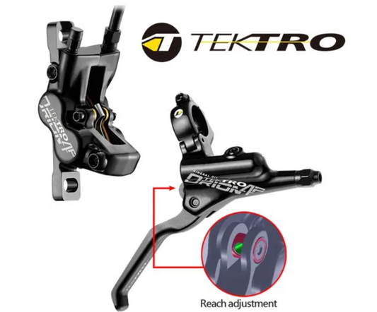 Hydraulic disc brake kit, TEKTRO, HD-M745R rear, alloy caliper and lever,1900mm hose, w/o rotor, 4 piston