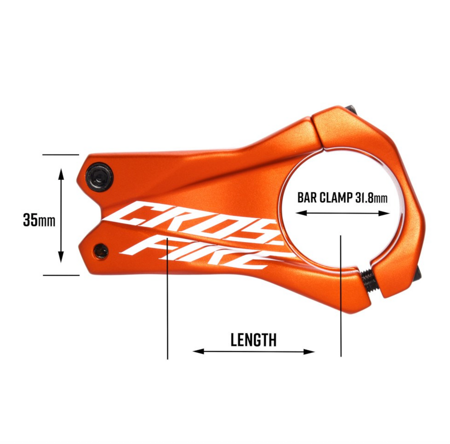 FUNN Stem - Crossfire - 31.8mm Diameter - 50mm Length