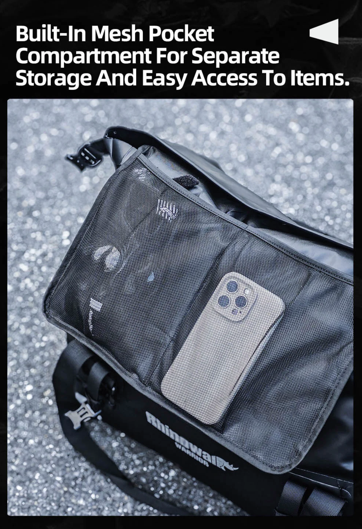 Rhinowalk Warrior Waterproof Motorcycle Tail Duffel Bag
