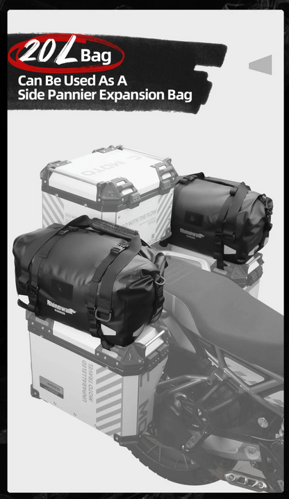 Rhinowalk Warrior Waterproof Motorcycle Tail Duffel Bag