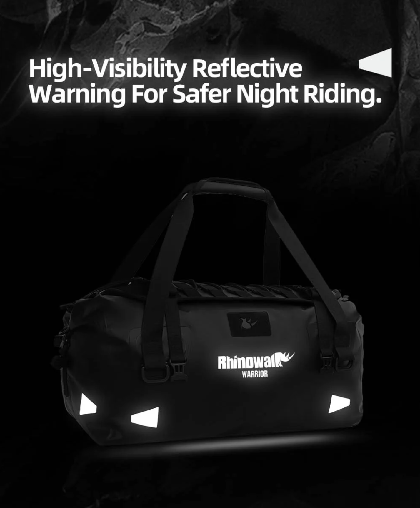 Rhinowalk Warrior Waterproof Motorcycle Tail Duffel Bag