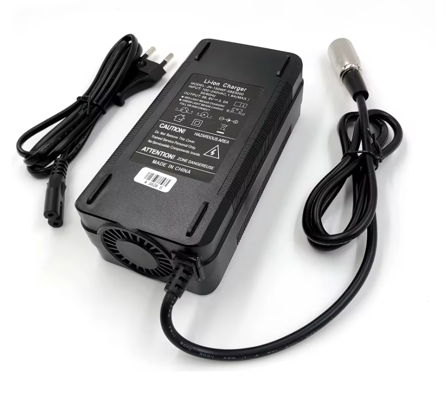 Ebike charger 52V 3A Li Ion Lithium XLR Plug Charger